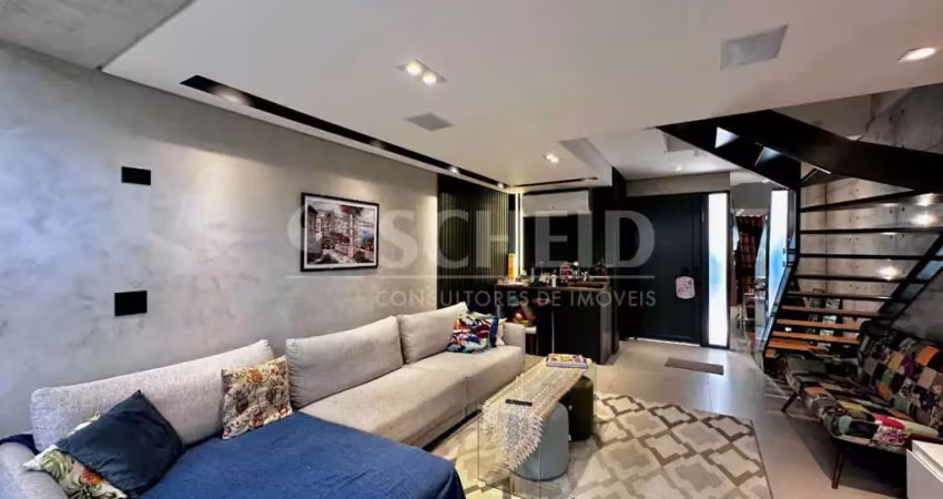 Casa em condomínio á venda no brooklin com 108m², 2 quartos sendo 2 suítes, 2 vagas.