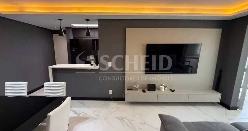 Apto 80m 3 dorms c/suíte - 2 vagas - varanda c/ churrasqueira - fino acabamento