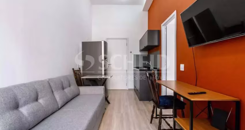 Studio para locação de 35m², 1 quarto, sem vaga, versa brooklin, próximo metro borba gato e brooklin