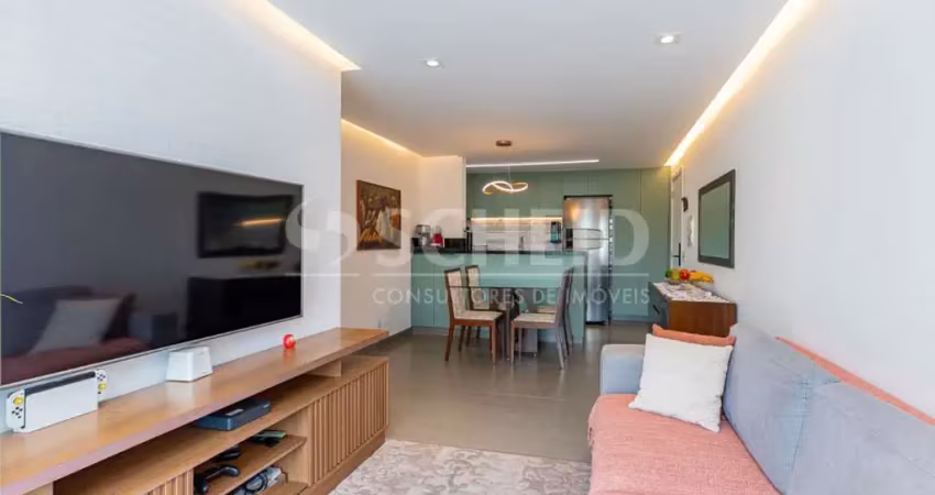 Apartamento á venda no alto da boa vista com 83m², 2 quartos sendo 2 suítes, 2 vagas.