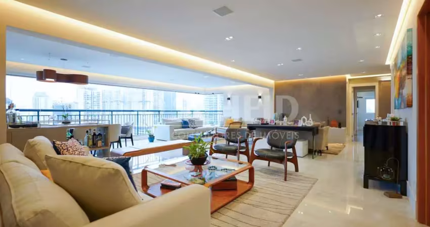 Apartamento moderno a venda no splendor brooklin, andar alto com 3 suítes e 4 vagas