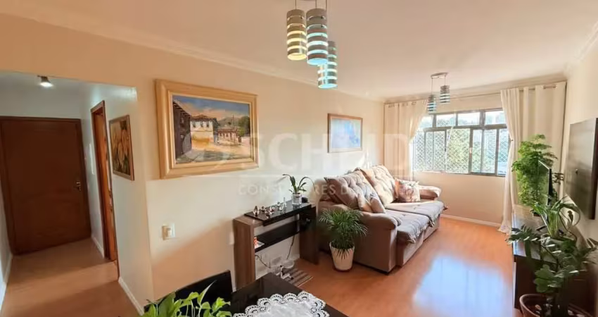 Apartamento com 3 quartos, 2 banheiros  e 2 vagas na garagem