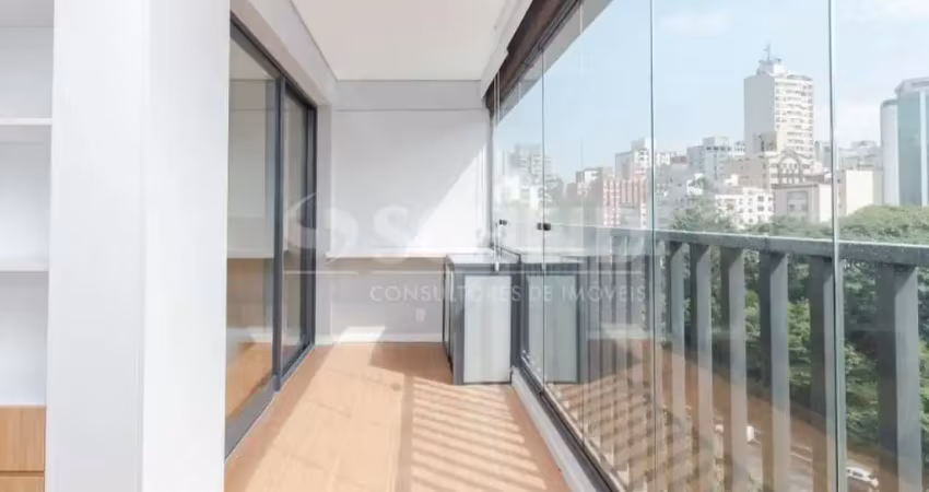 Studio de 40 m² para locação no paraíso varanda, 1 vaga de garagem.