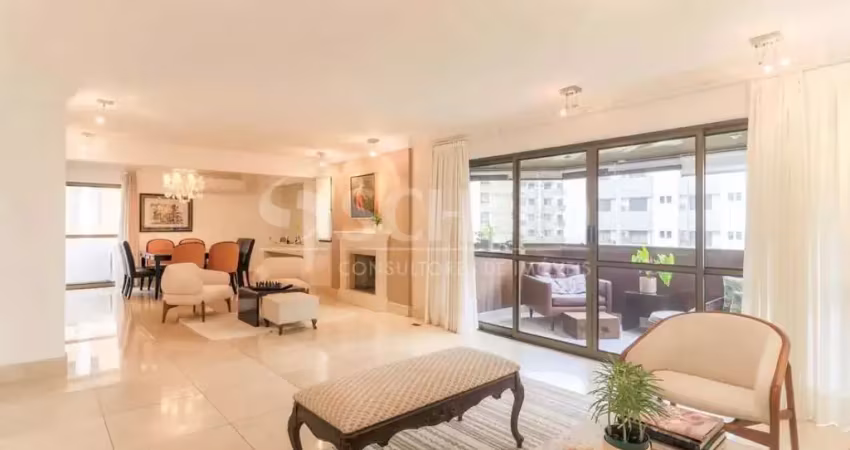 Apartamento à venda no campo belo com 273m2 , 4 quartos e 3 vagas.