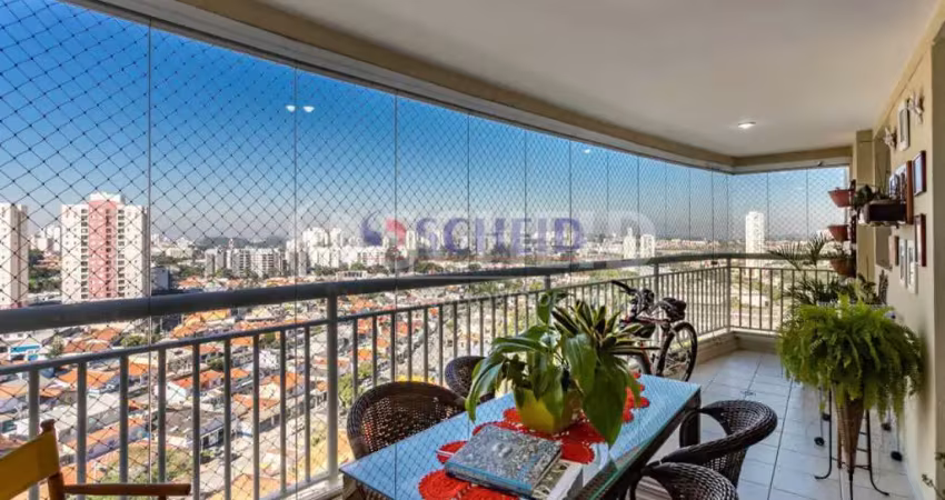 Apartamento de 107m² no jardim marajoara com varanda gourmet, sendo 2 suítes e 2 vagas.