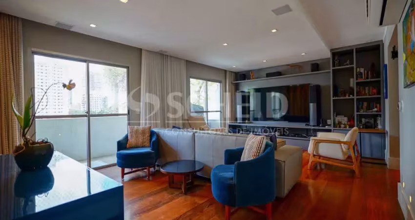 Campo belo. apartamento à venda com 180m², 4 dormitórios (1 suíte) e 2 vagas