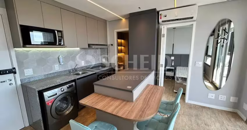 Apartamento/stúdio 37m - 1 dormitórios - ar condicionado - próximo metrô - alto da boa vista