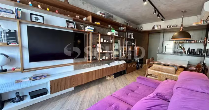 Apartamento á venda no brooklin com 58m², 2 quartos sendo 1 suíte, 1 vaga.
