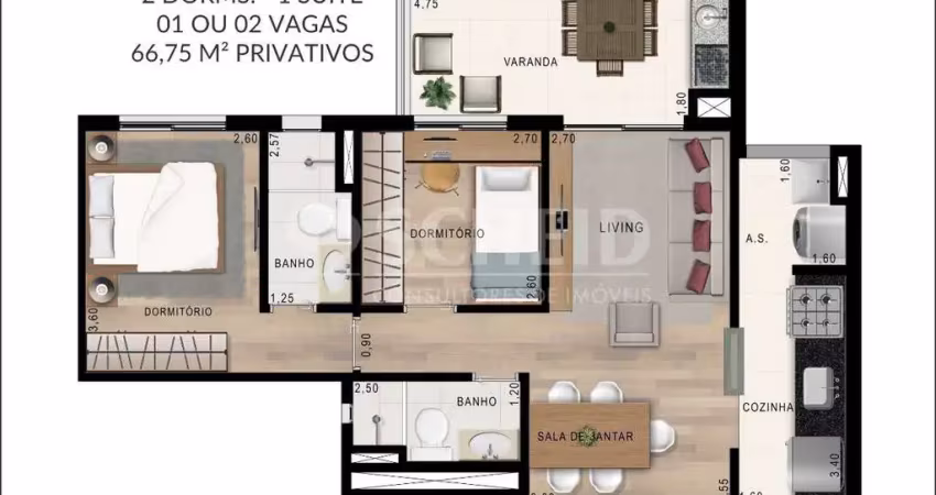 Apartamento  2 dormitórios, 1 banheiro, 1 vaga nossa senhora do sabará