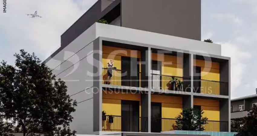 Studio com terraço à venda próximo ao aeroporto 46,96 m2