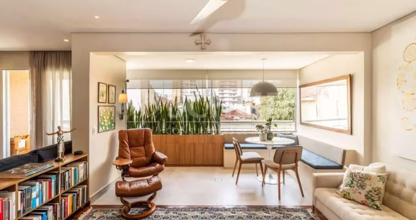 Lindo apartamento de 116 m² com 3 dorm. (1 suíte), 4 banheiros no brooklin