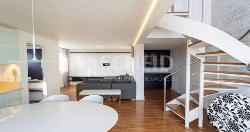 Duplex mobiliado de 104m² no blueloft moema com 2 vagas