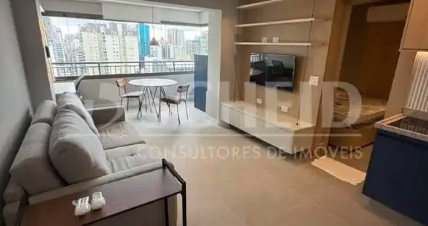 Apartamento venda 42m , sala, cozinha americana, 1 banherio 1 vaga jamaris 87 andar alto perto metro
