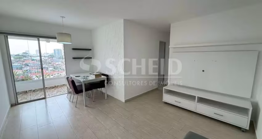 Apartamento para locação na vila santa catarina com 62m, 2 quartos, 2 banheiros e 1 vaga