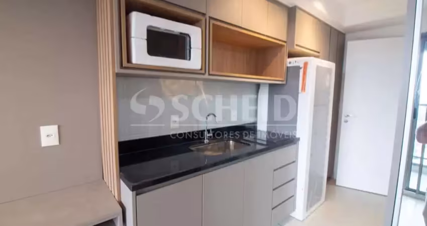 Studio mobiliado para locação no alto da boa vista  - 26m² - ar condicionado