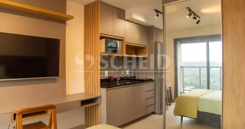 Studio mobiliado para locação no alto da boa vista  - 26m² - ar condicionado