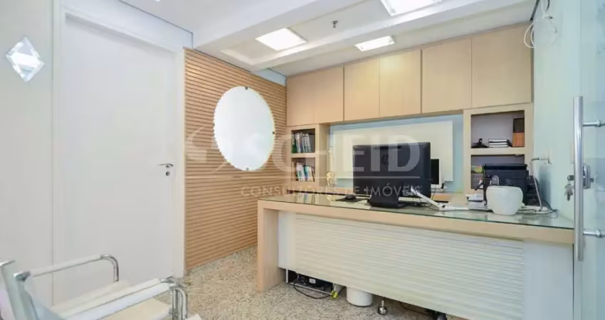 Sala comercial dividida em 2 salas locação na vila olímpia com 40m², 2 vagas.