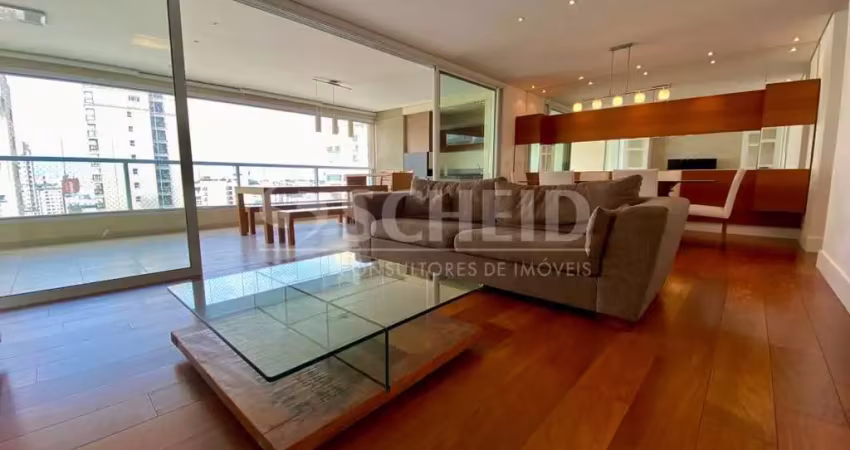 Apartamento mobiliado com 3 suítes, varanda gourmet, lazer completo, mobiliado,  campo belo