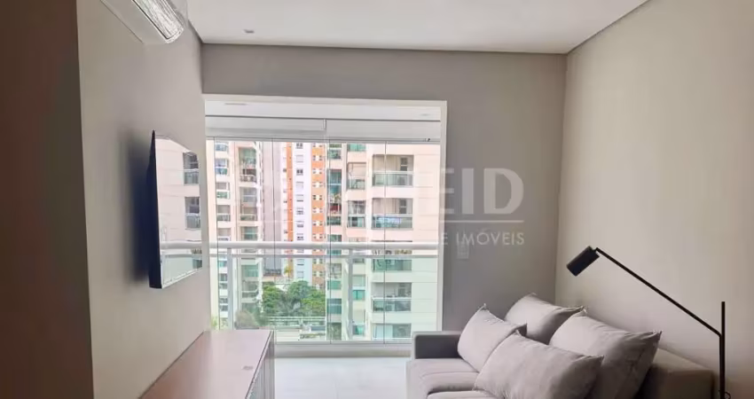 Apartamento mobiliado 2 quartos, 1 suíte. varanda, lazer completo,  sky campo belo