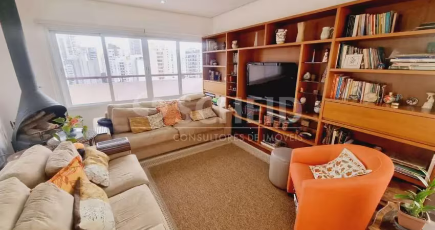 Apartamento cobertura à venda no brooklin, 136m² , 2 quartos, 2 vagas