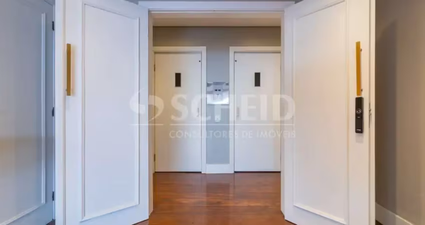Apartamento com 411 m² a venda, sacada fechada  com churrasqueira, 4 suítes, condomínio fechado .