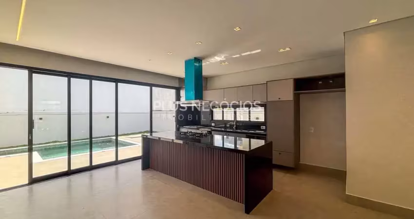 Luxuosa casa assobradada com 3 suítes, piscina e acabamento de alto padrão no alphaville nova espla