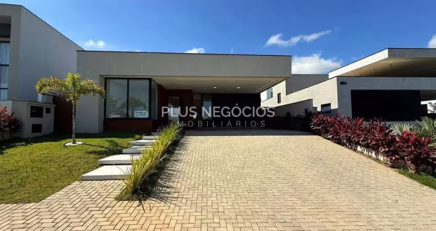 Casa de Alto Padrão no Alphaville Nova Esplanada 4 em Votorantim: 3 Suítes, Piscina, Churrasqueira