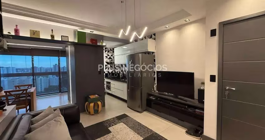 Apartamento mobiliado no Spettacolo Patriani – 50m², 2 vagas, varanda gourmet, alto padrão e lazer