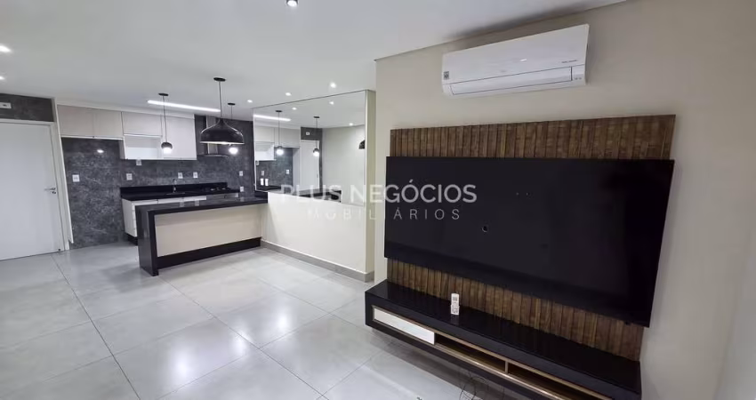 Para locação: Apartamento de 88m² no Glass Campolim com 3 dorms (1 suíte), varanda gourmet, móveis