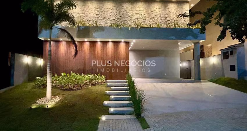 Casa Térrea à Venda no Alphaville Nova Esplanada 4 – 3 Suítes, Escritório, Piscina com Aquecimento