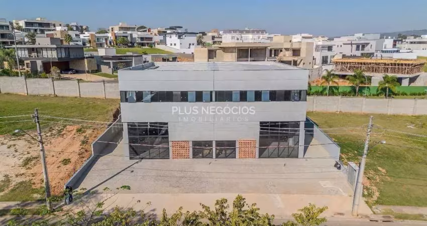 Galpão comercial para locação - piso térreo disponível, alphaville nova esplanada, votorantim, sp