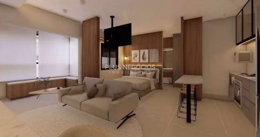 Studio mobiliado à venda, parque campolim, sorocaba, sp
