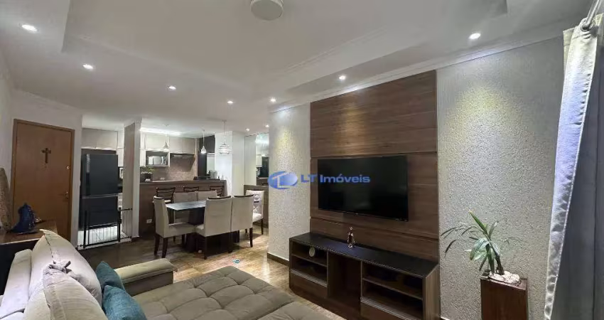 Apartamento com 3 dormitórios à venda, 88 m² por r$ 550.000,00 - parque santo antônio - jacareí/sp
