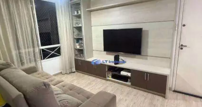 Apartamento com 2 dormitórios para alugar, 45 m² por r$ 1.950,28/mês - cidade jardim - jacareí/sp