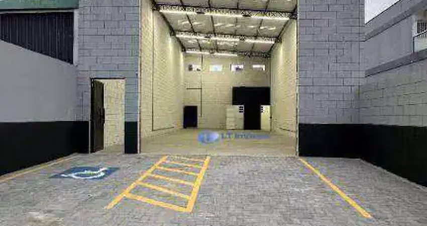 Galpão para alugar, 186 m² por r$ 4.500,00/mês - residencial parque dos sinos - jacareí/sp