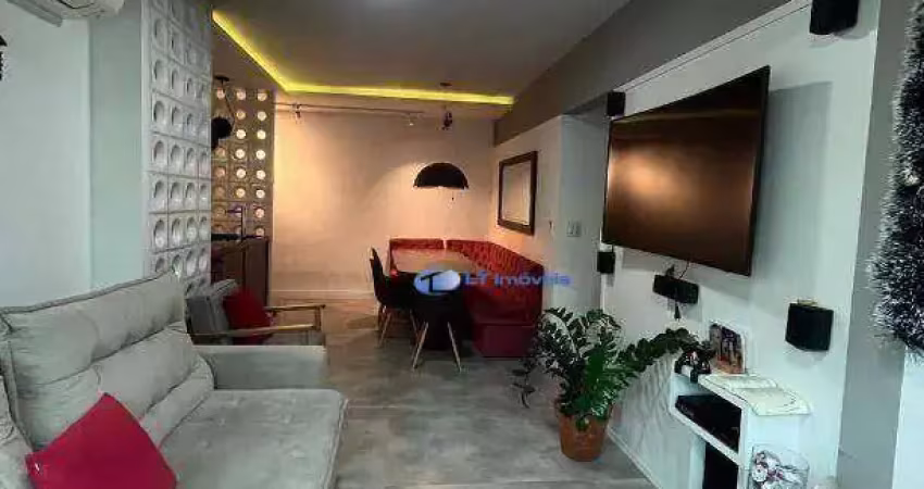 Apartamento com 3 dormitórios para alugar, 83 m² por r$ 4.642/mês - jardim califórnia - jacareí/sp