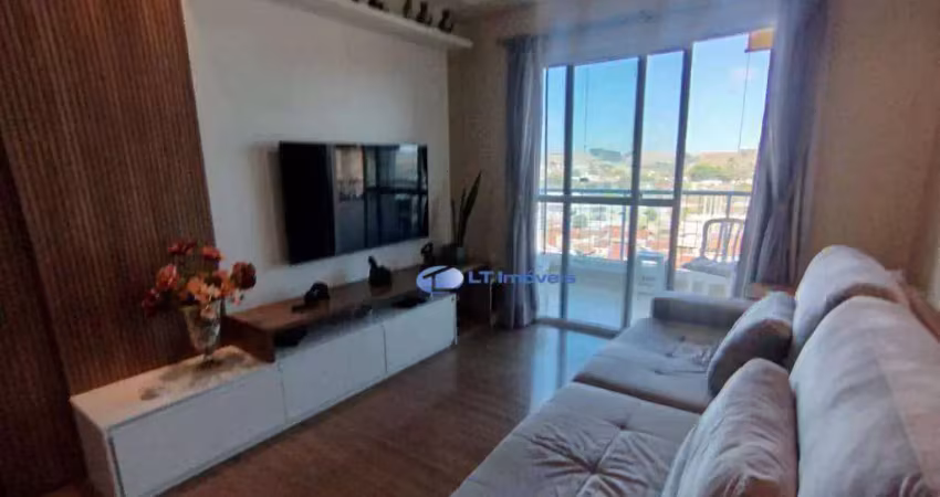 Apartamento com 3 dormitórios à venda, 83 m² - são joão - jacareí/sp