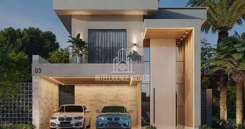 Casa em condomínio à venda no condomínio florais do parque com 287m ², 3 suítes sendo 2 com closet,