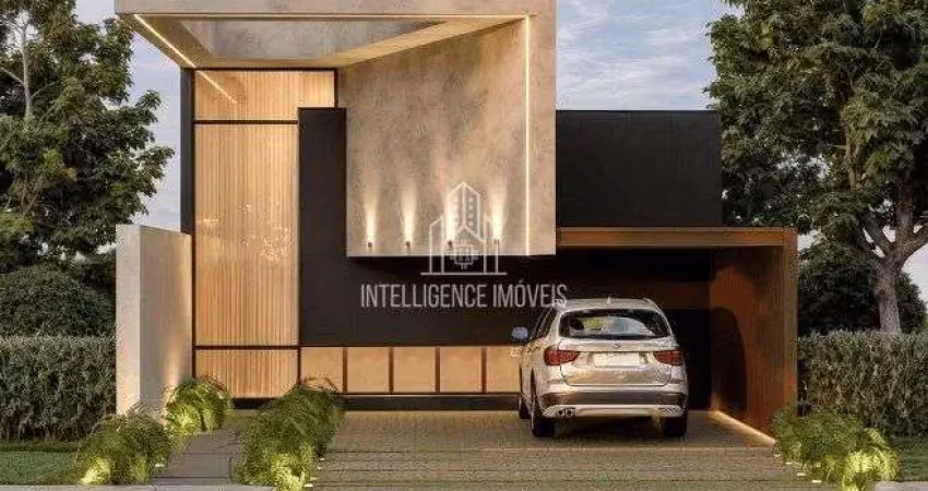 ** casa à venda em condomínio com 3 suítes sendo uma master em 135m² construídos no florais pérola,