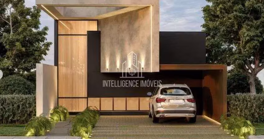 ** casa à venda no condomínio florais pérola com 3 suítes sendo uma suíte master em 185m² construíd