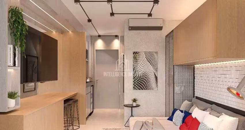 Apartamento à venda em condomínio, studio com 21m² com sacada, jardim aclimação, cuiabá, mt