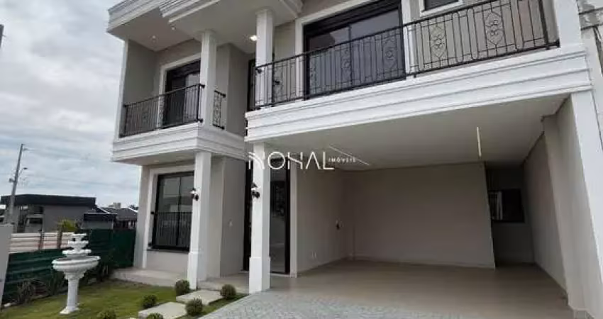 Residência estilo neoclássico a venda com 4 quartos sendo 3 suítes no ecoville