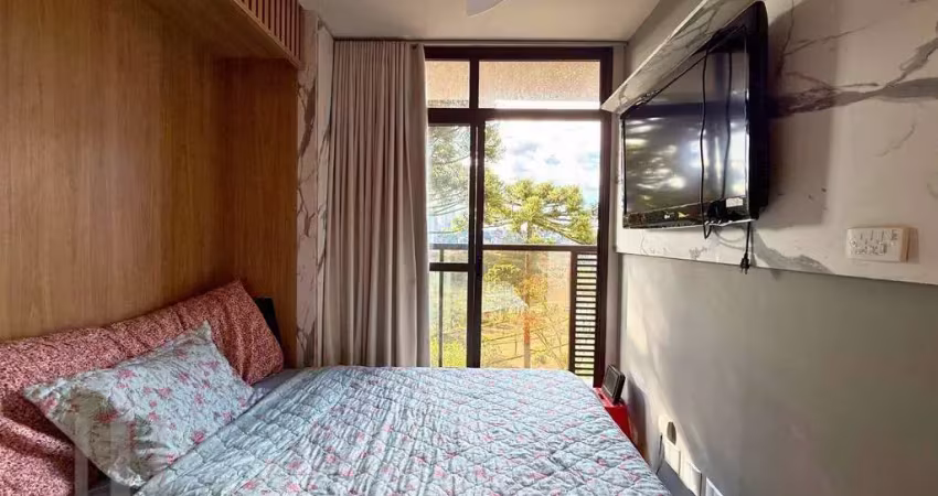Apartamento com 1 dormitório à venda, 21 m² por r$ 299.000,00 - mossunguê - curitiba/pr