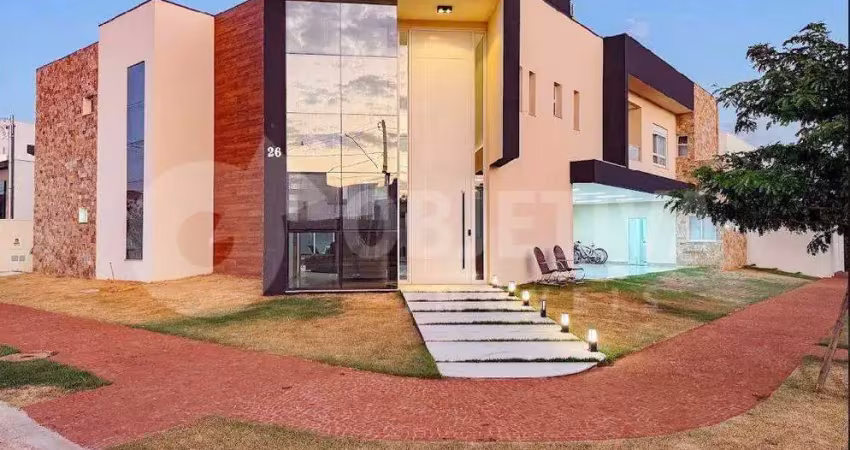 Casa em condomínio à venda, 4 quartos, 4 suítes, 8 vagas, reserva dos ipês - uberlandia/mg