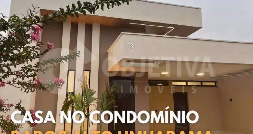 Casa em condomínio à venda, 3 quartos, 3 suítes, 2 vagas, condomínio raros alto umuarama - uberlandia/mg
