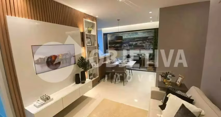 Apartamento à venda, 2 quartos, 1 suíte, 2 vagas, santa monica - uberlandia/mg