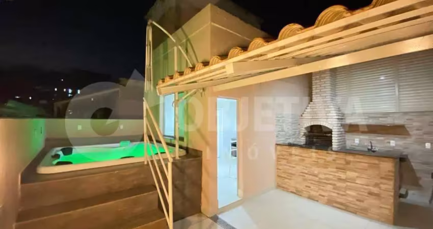 Linda cobertura duplex disponível para aluguel no bairro Santa Monica em Uberlândia