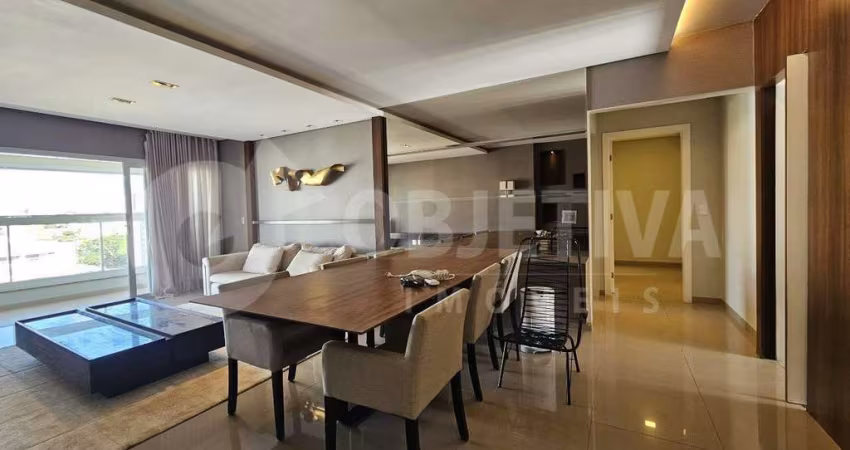 Belíssimo apartamento de alto padrão mobiliado disponível para aluguel em regiao privilegiada de Uberlandia