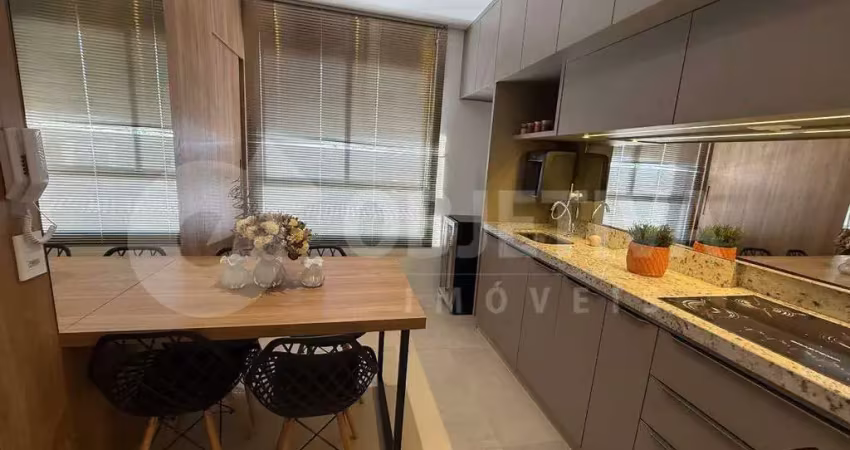 Apartamento para aluguel, 2 quartos, 1 suíte, 1 vaga, santa monica - uberlandia/mg