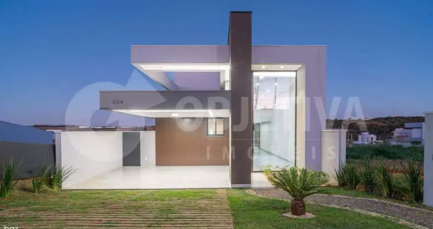 Casa em condomínio à venda, 3 quartos, 1 suíte, 3 vagas, terras alpha - uberlandia/mg